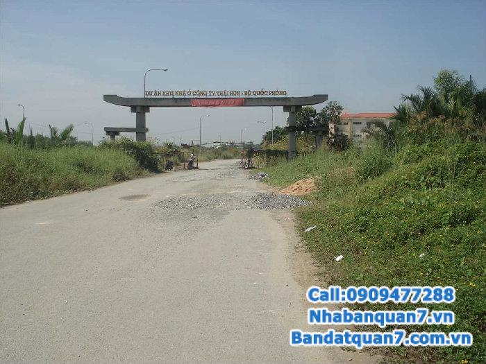 Bán gấp đất nên dự án Thái Sơn 1 đường Nguyễn Hưu Thọ xã Phước Kiểng Nhà bè, 10x25m, giá 13tr/m2
