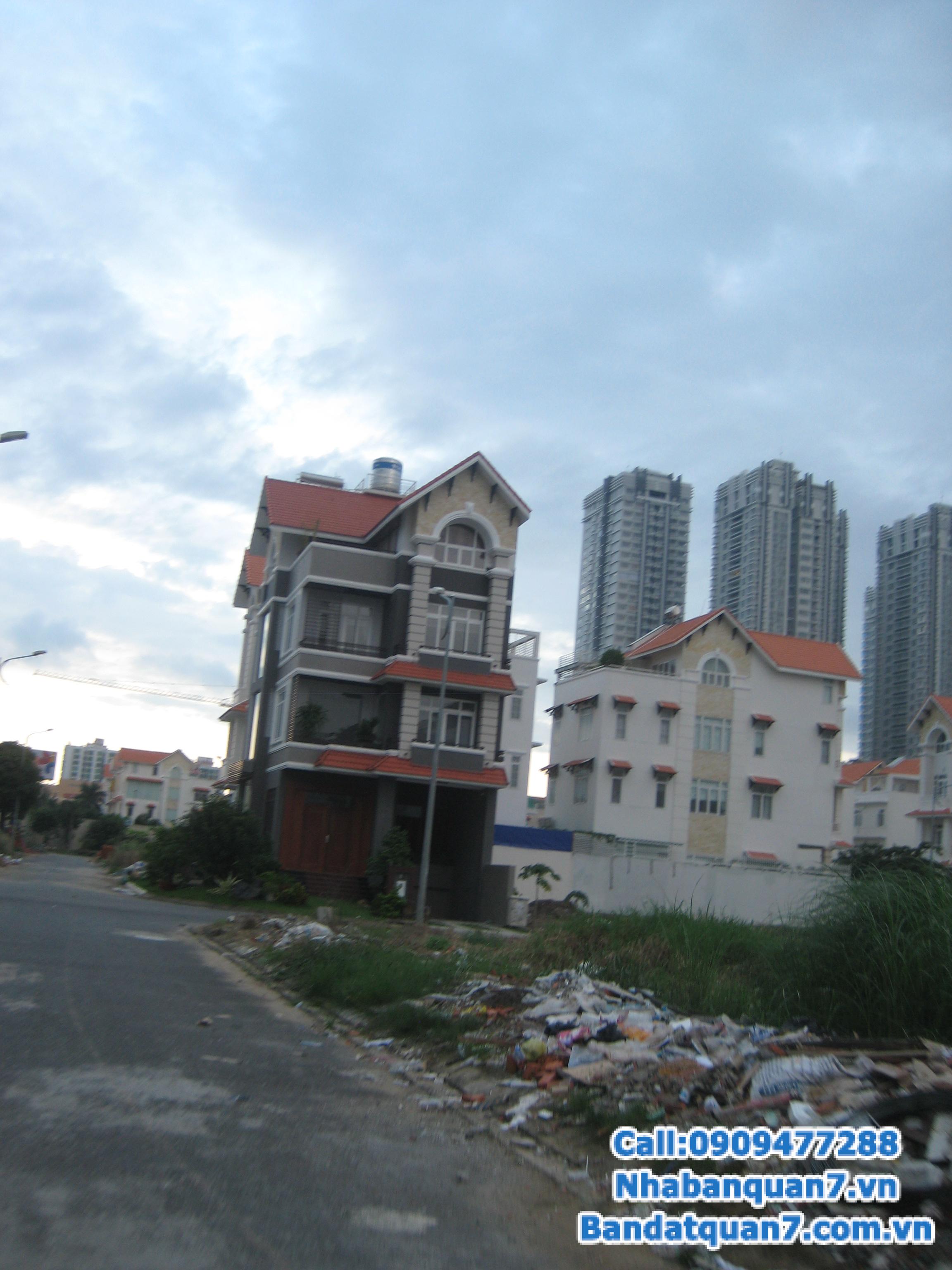 Bán nhiều lô đất biệt thự Him Lam Kênh Tẻ quận 7, DT 10 x 20m, giá 65 triệu/m2