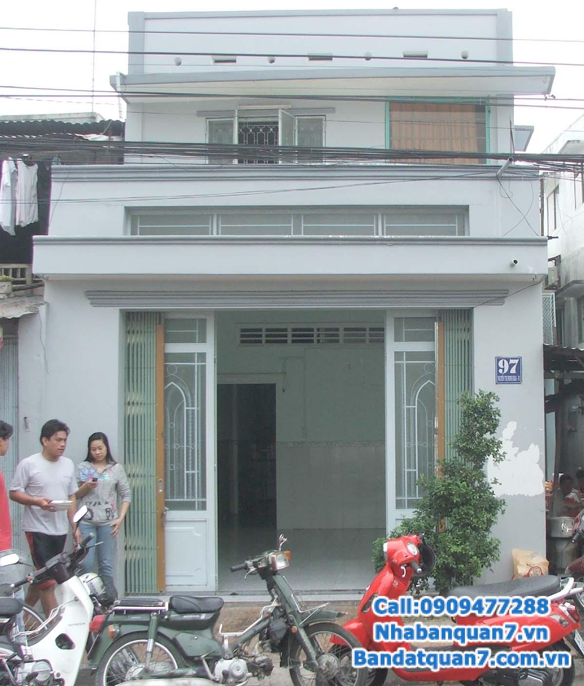 Bán nhà mặt tiền đường dự án Tân An Huy 1 ha, P. Tân Phong, Quận 7