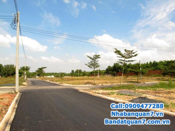 Bán đất Phú Xuân, trung tâm thị trấn Nhà Bè, KDC mới, LH 0909.477.288