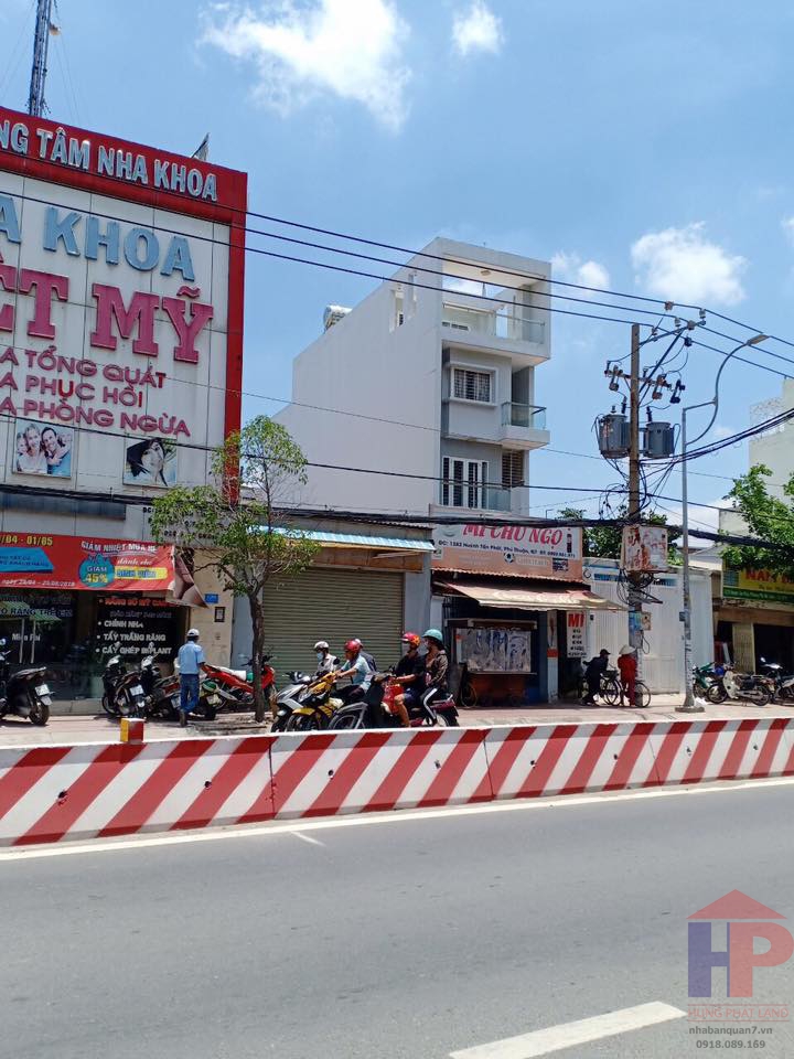 Bán nhà mặt tiền Huỳnh Tấn Phát, Quận 7, P.Tân Phú, DT 5x20m, giá 17.7 tỷ