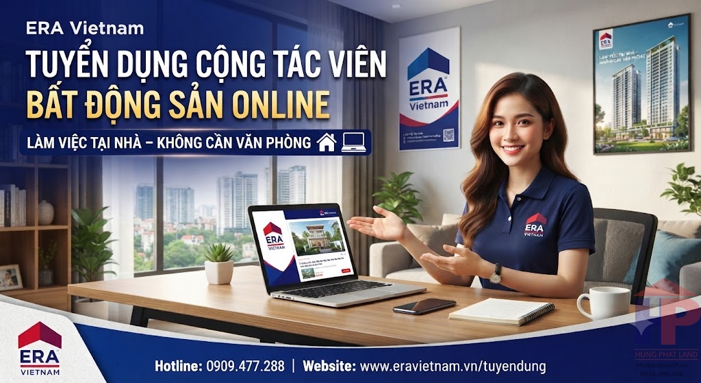 ERA Vietnam tuyển dụng cộng tác viên bất động sản online