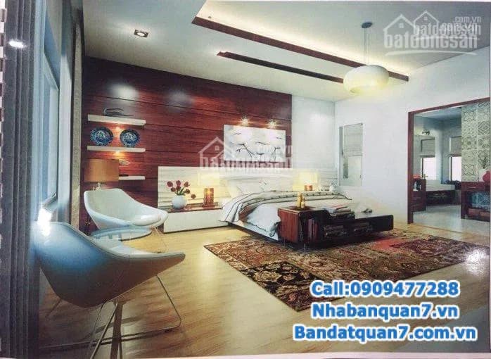 Bán biệt thự phường Tân Thuận Tây, diện tích 9x21,5 m, giá 12.5 tỷ, lh 0909.477.288