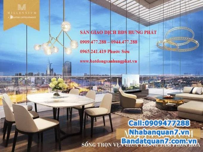 MASTERI MILLENNIUM BẾN V N ĐỒN, VAY 70%, LS 0%, CHỈ 46TR/M2 FULL NỘI THẤT. LH 0918.089.169