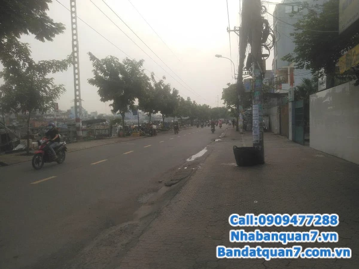 Bán đất mặt tiền trần xuân soạn quận 7