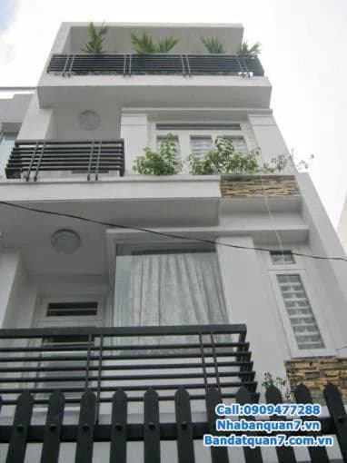 Bán nhà KDC An Phú Hưng, DT 4x16m nhà xây 1 trệt 3 lầu, hướng nam, đường 12m, mặt sau đường Nguyễn Thị Thập, sổ hồng, vị trí đẹp, giá bán 5.5 tỷ. – ảnh 1