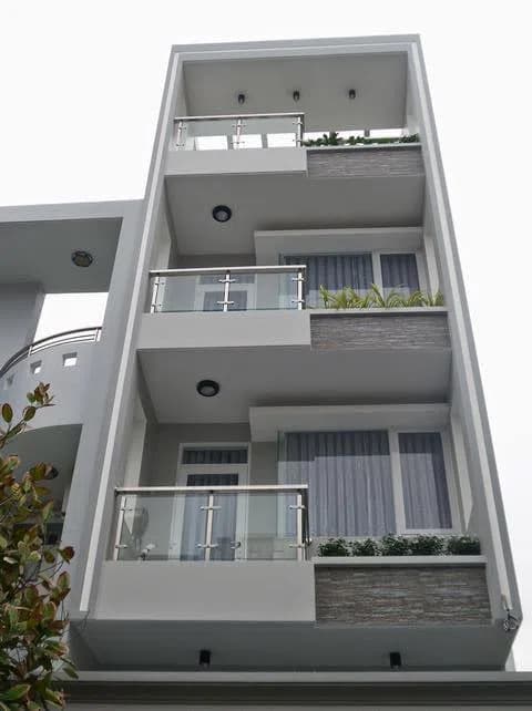 Bán nhà mặt tiền sông khu dự án An Phú Hưng nhà 1 trệt, 3 lầu DT 4*18m nhà đã có sổ hồng, đường trước nhà 16m. Giá bán 6.5 tỷ. – ảnh 1