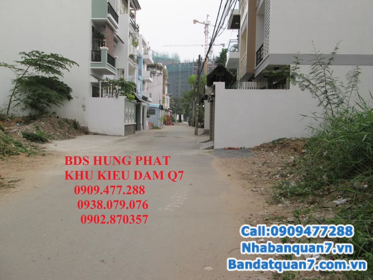 Bán đất Trần Xuân Soạn, P. Tân Hưng, Quận 7 ( Đất mặt tiền đường chính vào khu Kiều Đàm). – ảnh 1