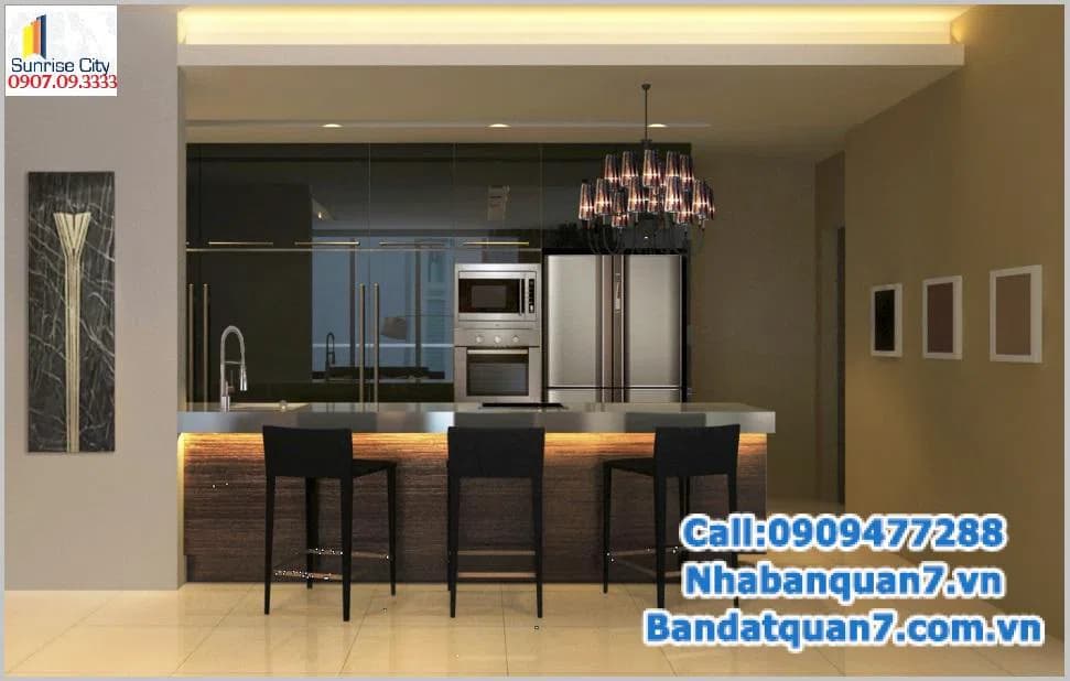 CĂN HỘ CAO CẤP - SUNRISE CITY - NORTH TOWER 3 PN GIÁ 3,650 TỶ/CĂN