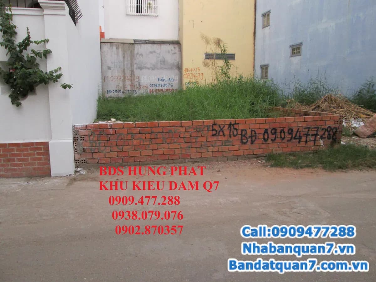 Cần bán nhanh lô đất khu Kiều Đàm, Phường Tân Hưng, Quận 7. – ảnh 1