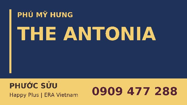 The Antonia Phú Mỹ Hưng – Phước Sửu Happy Plus ERA Vietnam