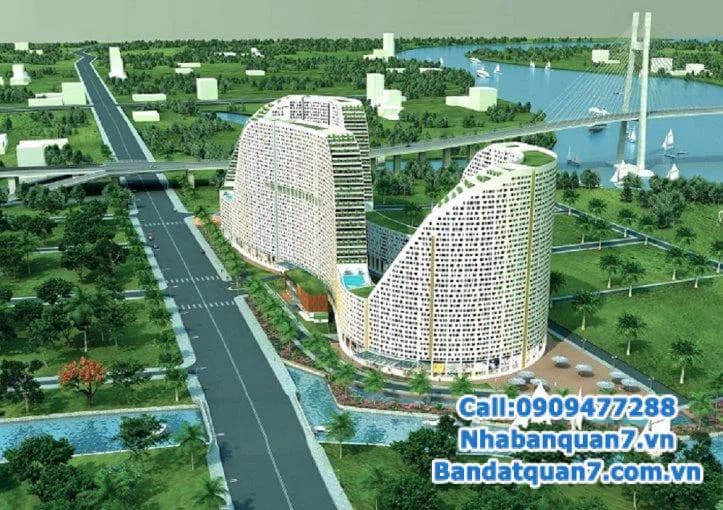 RIVER CITY Q. 7: KHU CHCC BIỆT LẬP ĐẦU TIÊN TẠI VN CÓ BIỂN ĐẢO NHÂN TẠO, TT 1%/THÁNG