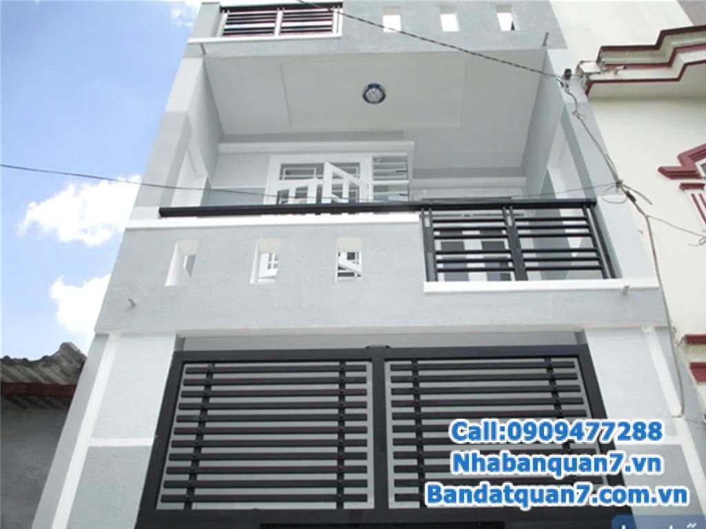 Bán nhà phường Tân Quy dt 3x9.3m nở hậu 3,5m, hướng Đông giá 1,85 tỷ.Lh 0909477288