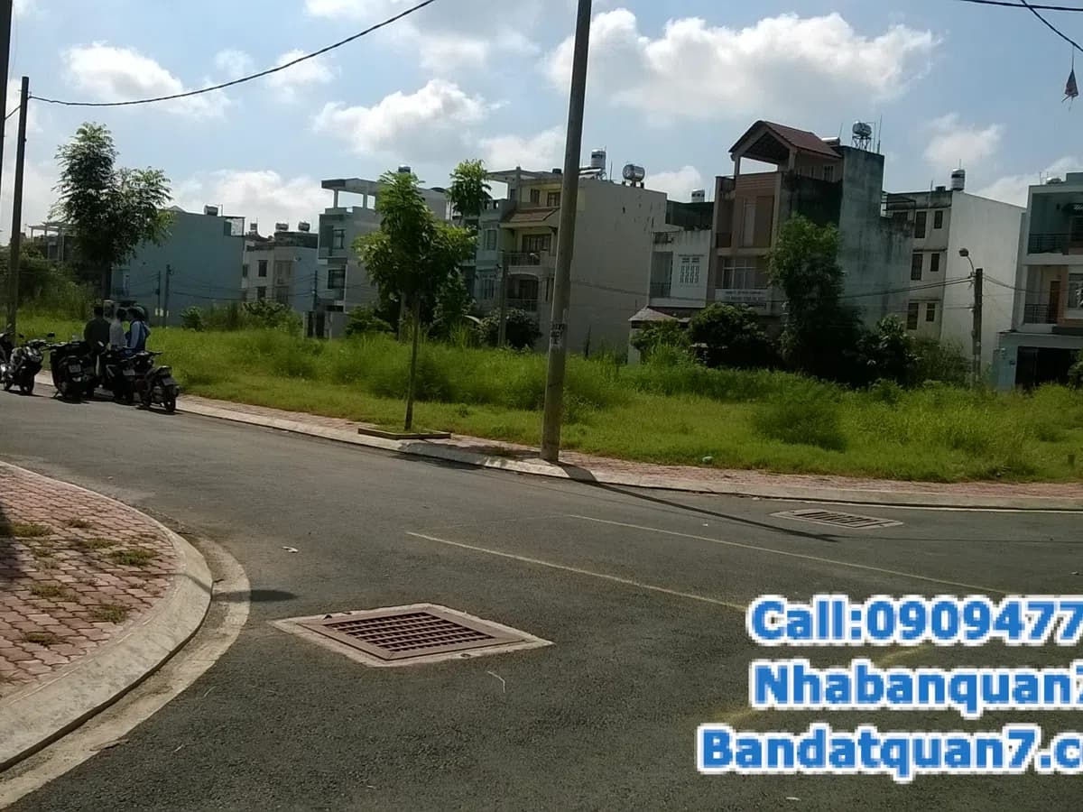 Bán nhiều lô đất khu dân cư Kiều Đàm P Tân Hưng, quận 7, DT: 5.4x15m, giá 3.6 tỷ TL