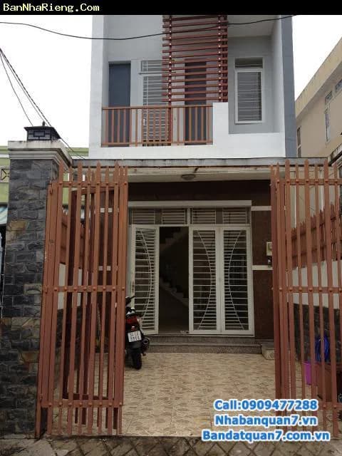 Bán nhà MT đường số Tân Quy 4.5x20m số hồng giá 7 tỷ