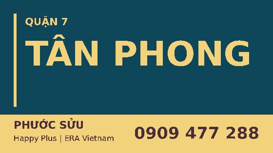 Khu dân cư Tân Phong Quận 7 ven rạch, liền kề khu đô thị Phú Mỹ Hưng