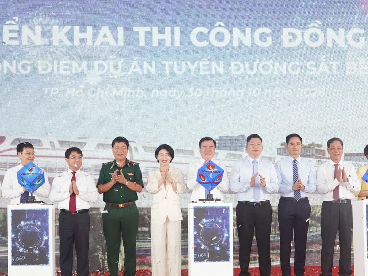 Lễ triển khai thi công đồng loạt các hạng mục trọng điểm tuyến Bến Thành – Cần Giờ ngày 30/10/2026
