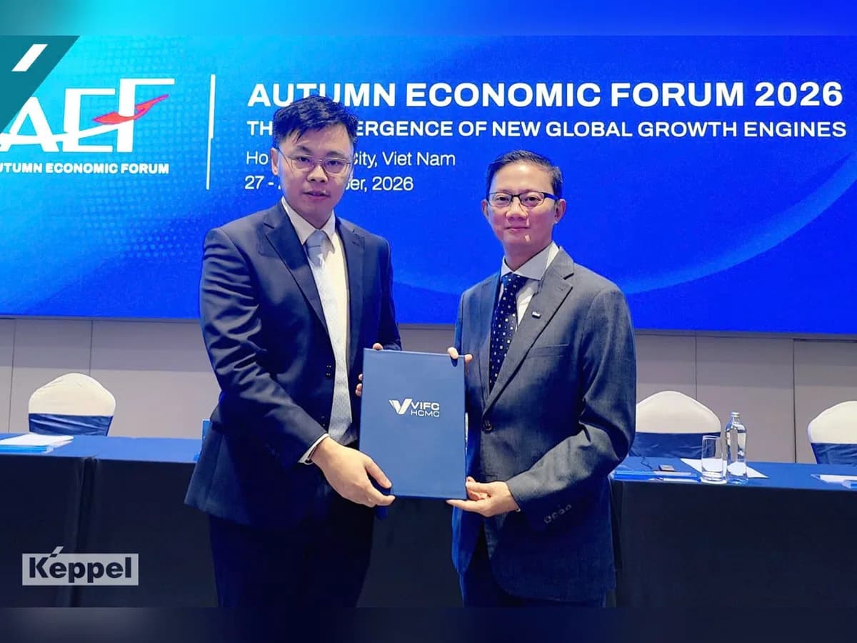 Đại diện Keppel tại Diễn đàn Kinh tế Mùa Thu 2026 ở TP.HCM