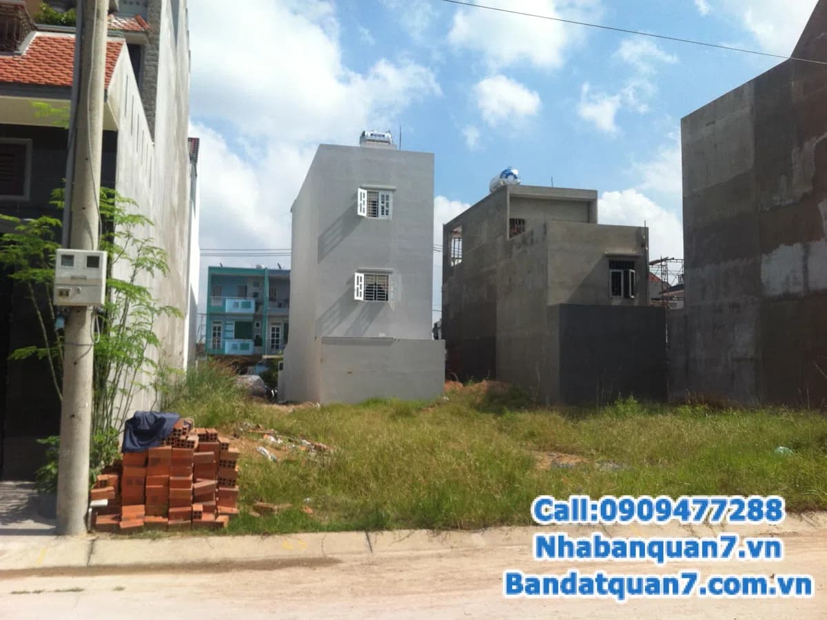 Bán đất đường số Tân Quy, Quận 7 giá tốt, diện tích 4x20, 5x18, 6x18, 10x20m