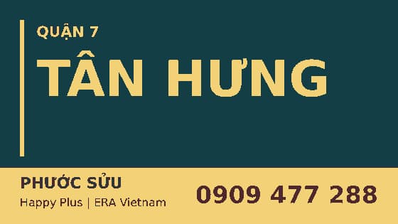 Khu dân cư Tân Hưng Quận 7, cửa ngõ vào trung tâm quận với sông rạch bao quanh