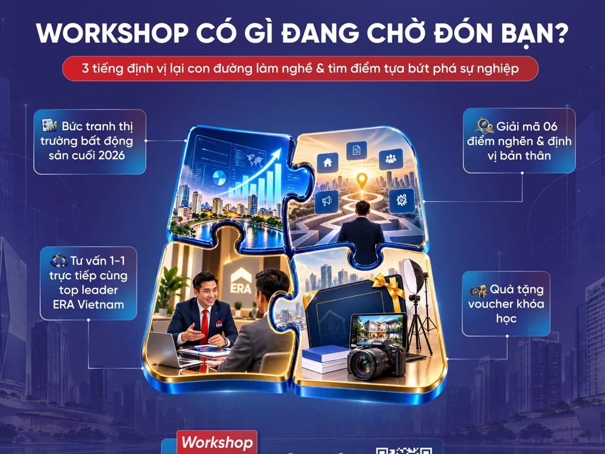 Poster workshop Bản đồ sự nghiệp môi giới của ERA Vietnam Resales Expert