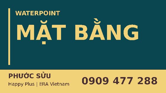 Mặt bằng Waterpoint Nam Long | Phước Sửu 0909 477 288