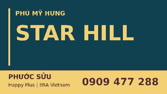 Ảnh bìa bài viết dự án Star Hill Phú Mỹ Hưng Quận 7 – Phước Sửu, Happy Plus