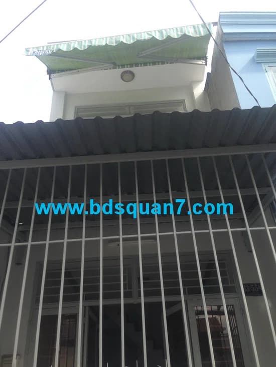 Bán gấp nhà 1 lầu quận 7 đường Trần Văn Khánh F. Tân Thuận Đông