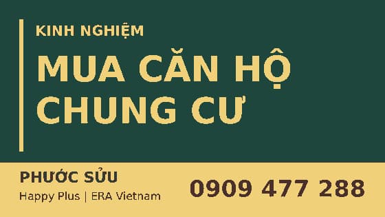 Kinh nghiệm chọn mua căn hộ chung cư trước khi đặt cọc